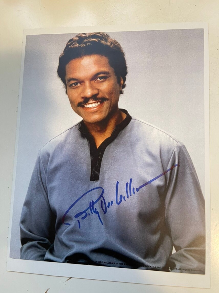 STAR WARS ビリー・ディー・ウィリアムズ 直筆サイン ランド STAR WARS ビリー・ディー・ウィリアムズ 直筆サイン ランド