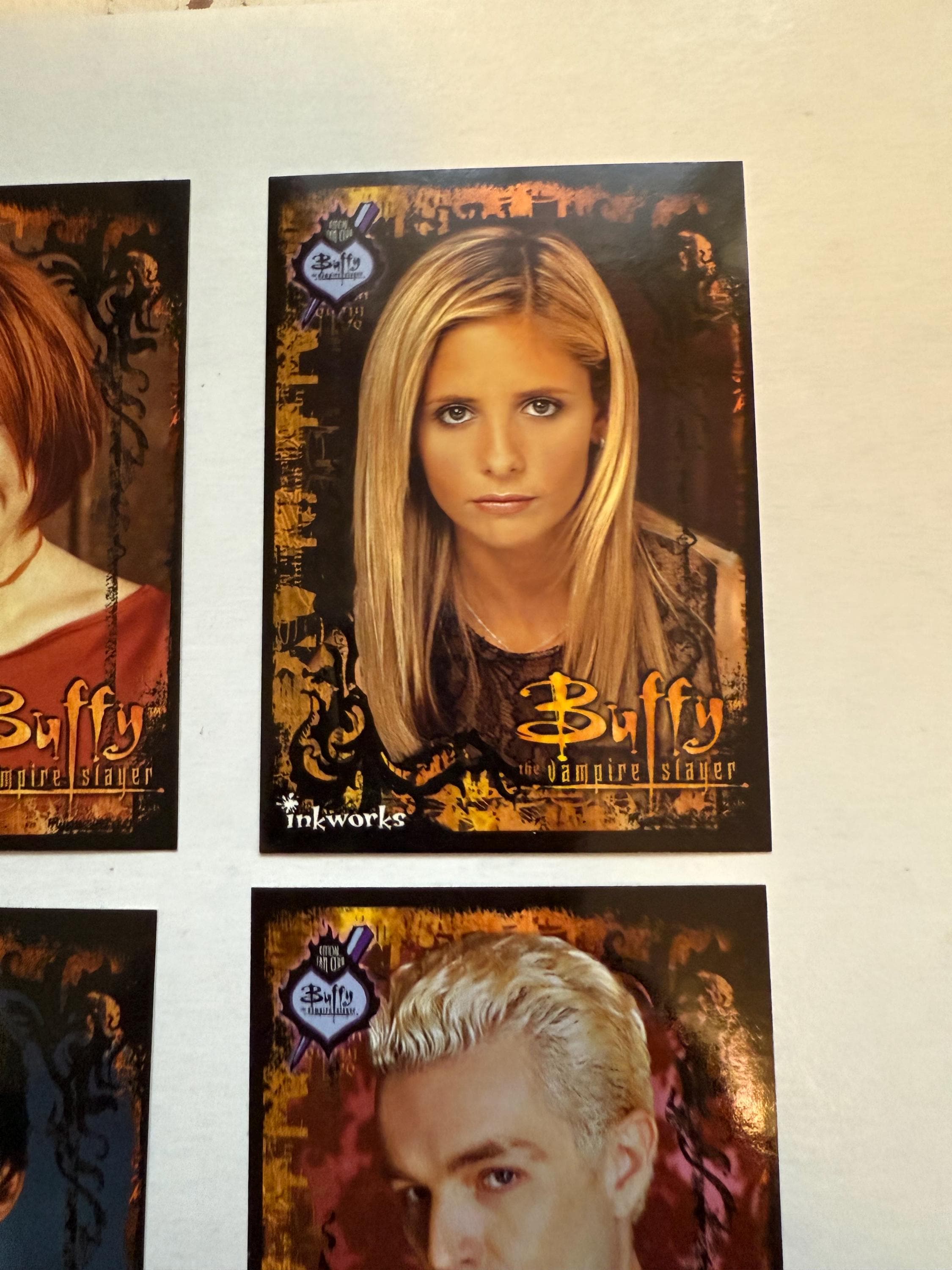 Buffy the Vampire Slayer Rare Four Cards Limited Issued Set 2000