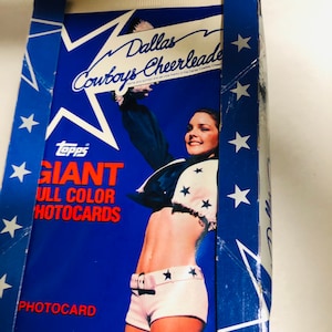 Dallas Cowboys Fußball-Cheerleader-Karten, 36 Packungen, Box 1981