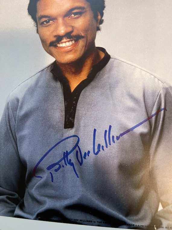 スターウォーズ、ランドカルリジアン役ビリー・ディー・ウィリアムズ直筆サイン Star Wars Billy Dee Williams Signed in Person Photo Sold With COA