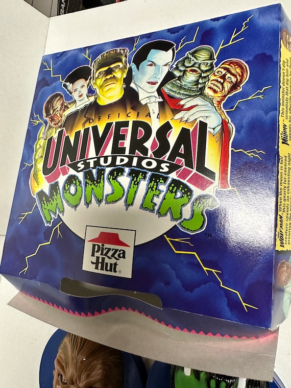 Universal Monsters Rare Pizza Hut Food Promotion Display Box With