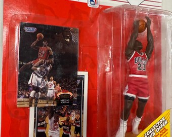 Michael Jordan Starting Lineup Rare Figure With Two Bonus Cards