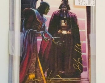 Star Wars Hildebrandt Artist Signed Card with COA