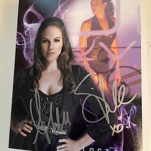 Lost Girl Anna Silk rare autograph 8x10 photo with COA