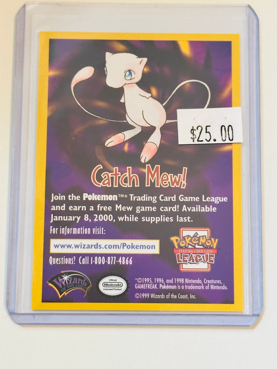 mew pokemon card 1995 promo - #8 Ken Sugimori WoTC Promo Singles Pokemon - Mew (8) -