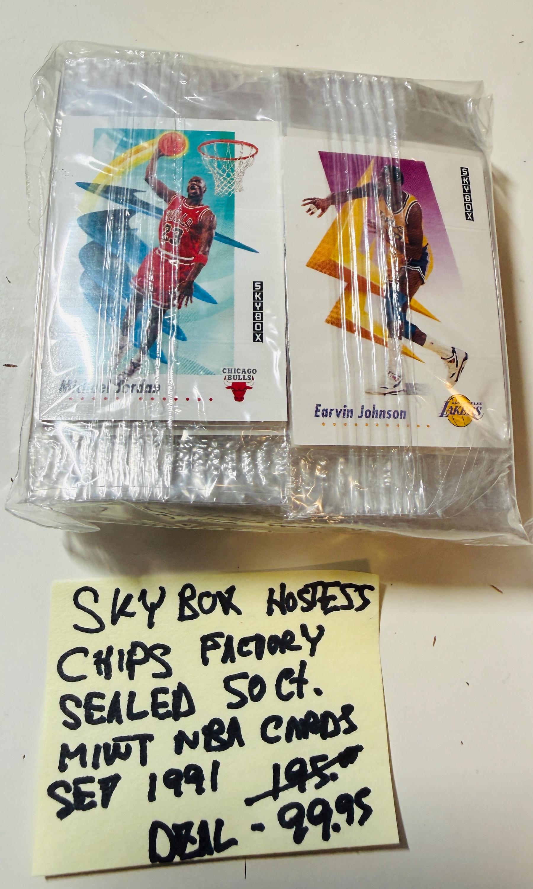 Skybox Basketball Rare Hostess Chips Factory Sealed Mini Cards Set