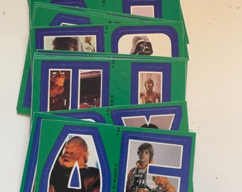 Empire Strikes Back 3 rare stickers set 1981