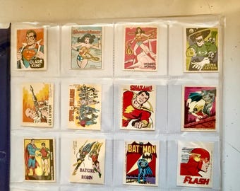 DC Crackerjacks rare mini comic superhero inserts 20 cards set 1979