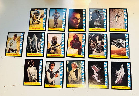 Star Wars Wonderbread 16 Cards High Grade Condition Set 1977 - Etsy