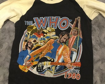 The Who Original Rare concert t-Shirt 1980