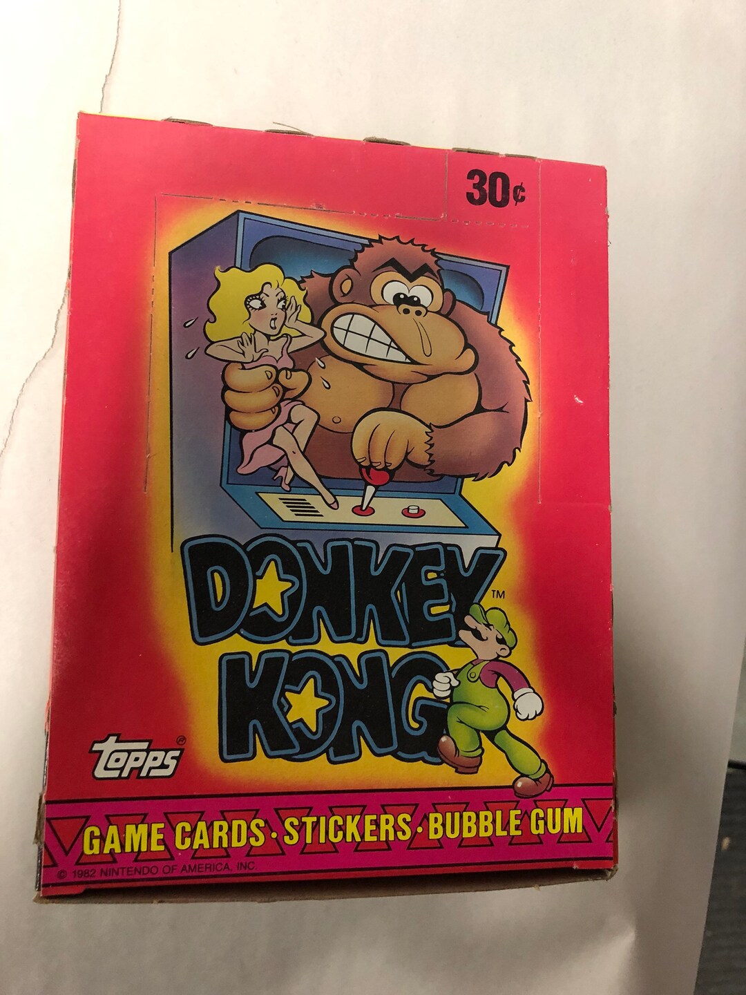 topps DONKEY KONG ドンキーコング　カード36枚　トップス Donkey Kong Vintage X-out Card Box 36 Packs Topps 1982 | eBay