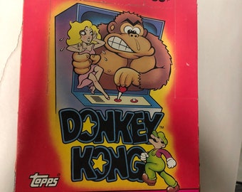 Donkey Kong Vintage Trading Cards ONE Wax Pack 1982 Topps
