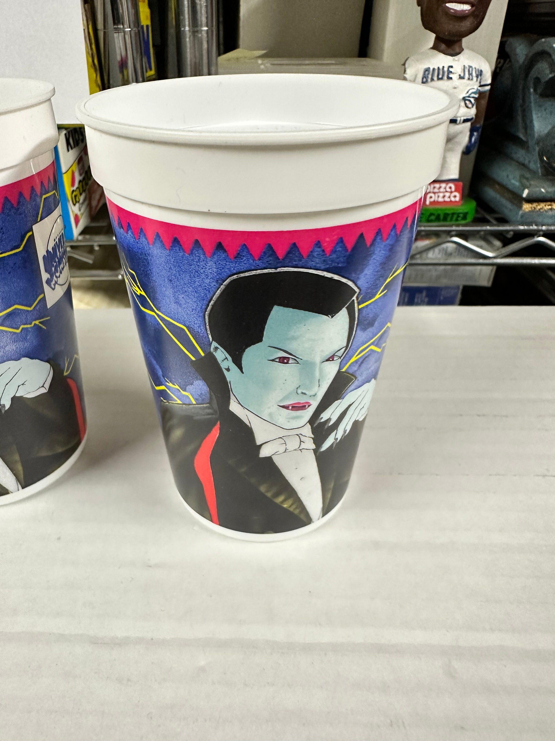 Universal Monsters 3 Rare Pizza Hut Limited Issued Cups 1989 - Etsy