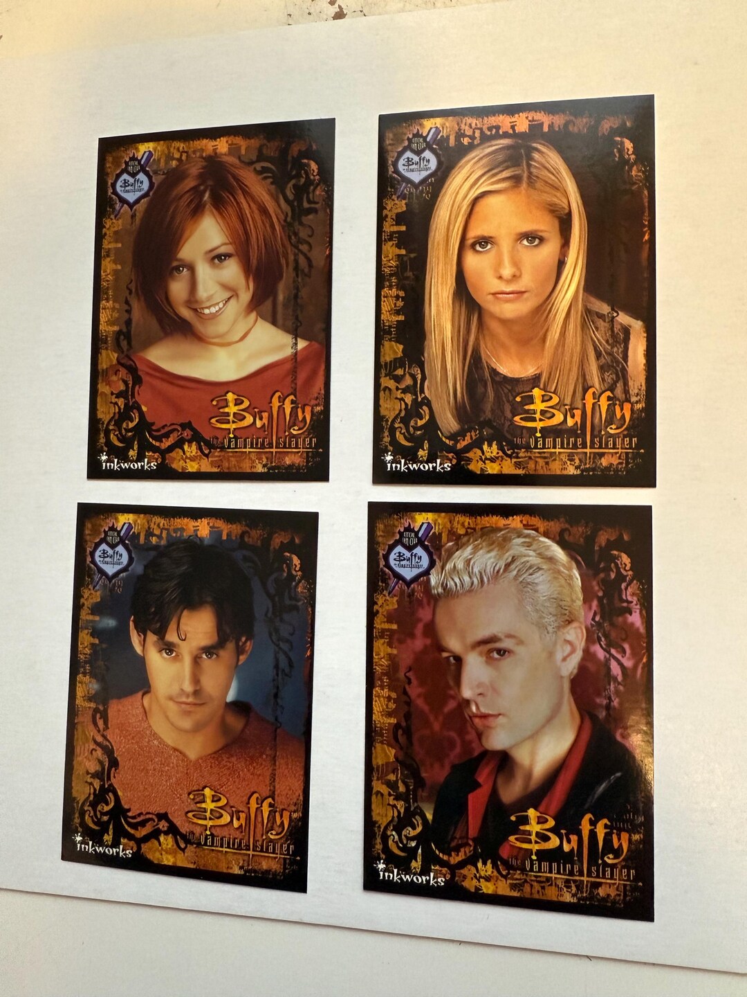 Buffy the Vampire Slayer Rare Four Cards Limited Issued Set 2000