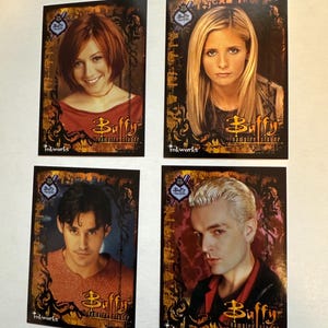 Buffy the Vampire Slayer rare four cards limited issued set  2000