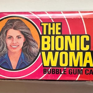 Bionic Woman TV show rare original display box 1976