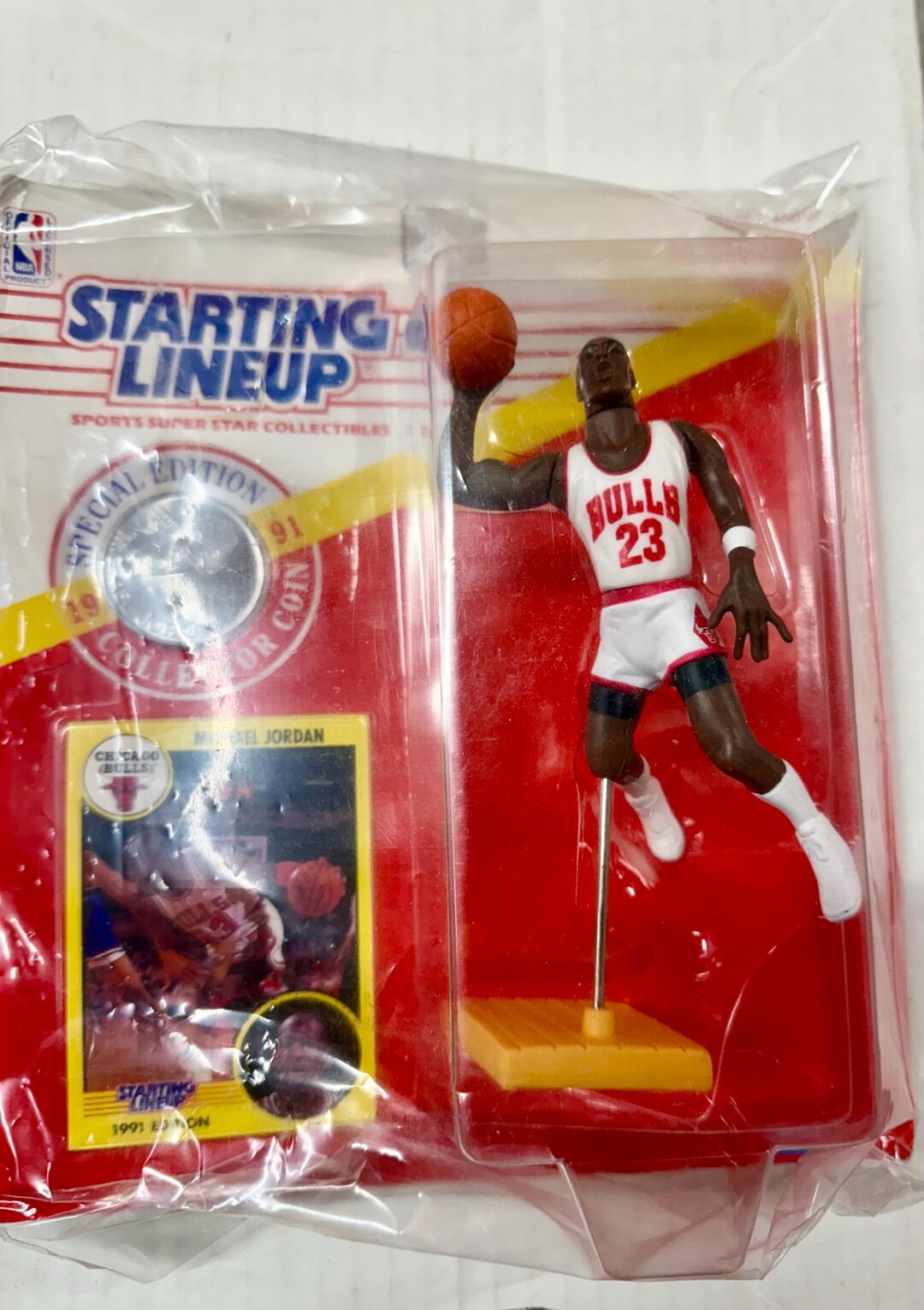 Michael Jordan Starting Lineup Figure: 1991 Special Edition Card