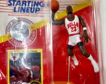 Michael Jordan Starting Lineup Figure: 1991 Special Edition Card