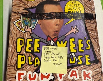 Pee-wee’s Playhouse vintage card set plus insert sets  with display box 1988