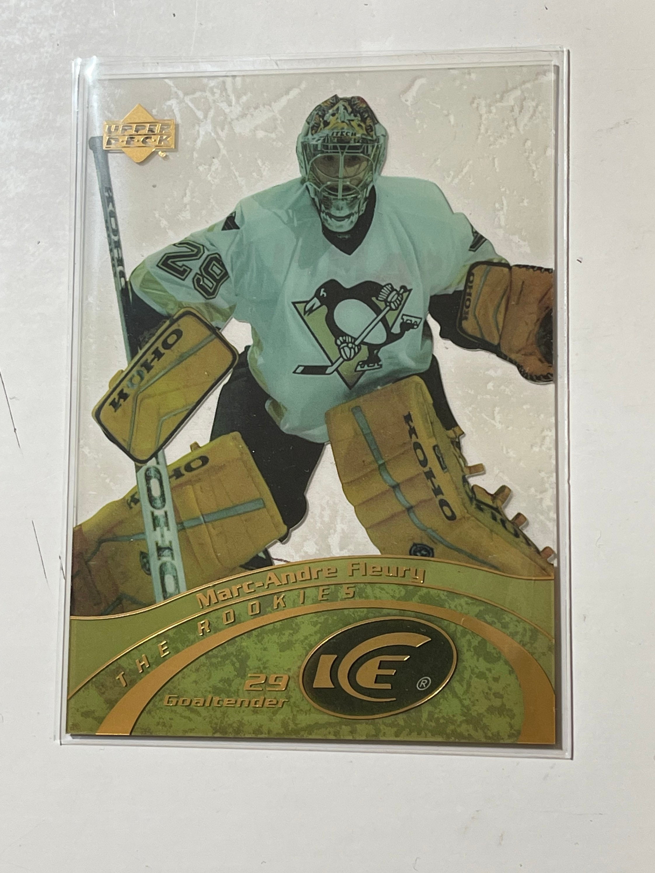 Pittsburgh Penguins #29 Marc-Andre Fleury Light Blue Jersey on