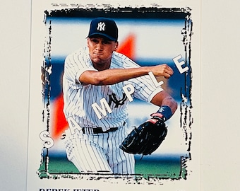 Derek Jeter Score Pinnacle baseball rare rookie Sample card