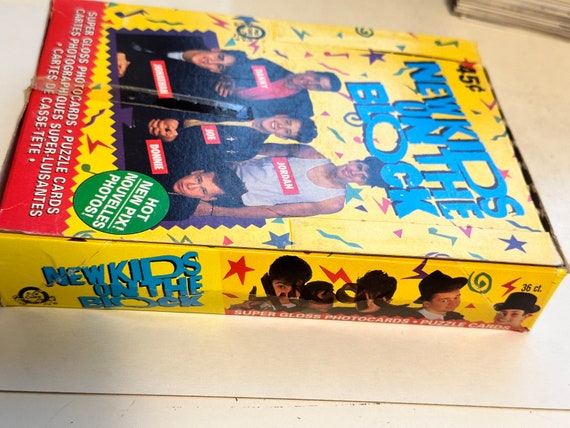 New Kids on the Block Rare Opc Canadian Version 36 Packs Box 1989