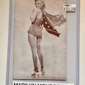 マリリン・モンローのサイン入り小切手。希少品。おそらく彼女の最後の