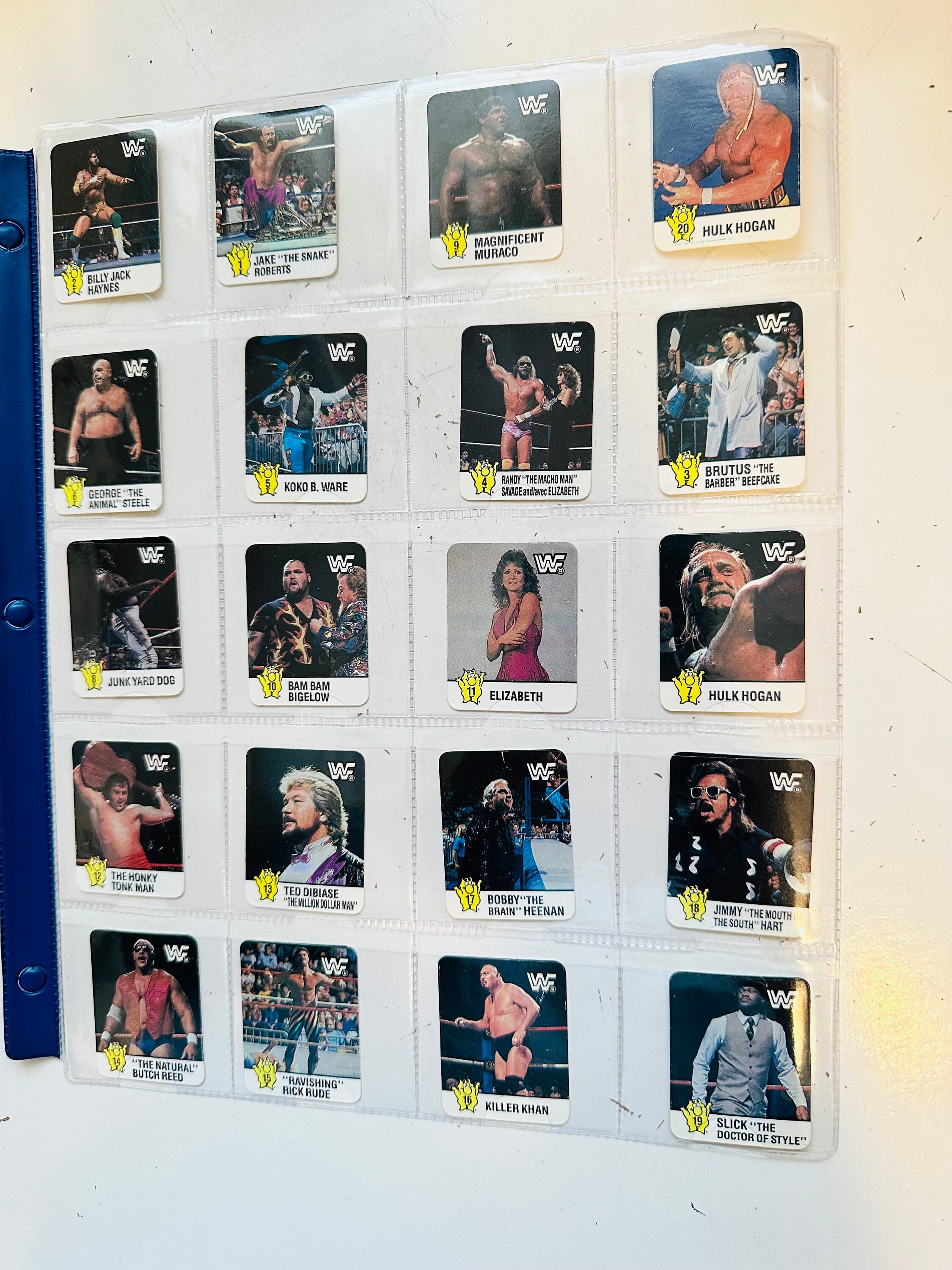 WWF Wrestling Hostess Chips Rare Vintage Mini Cards Set 1987 - Etsy