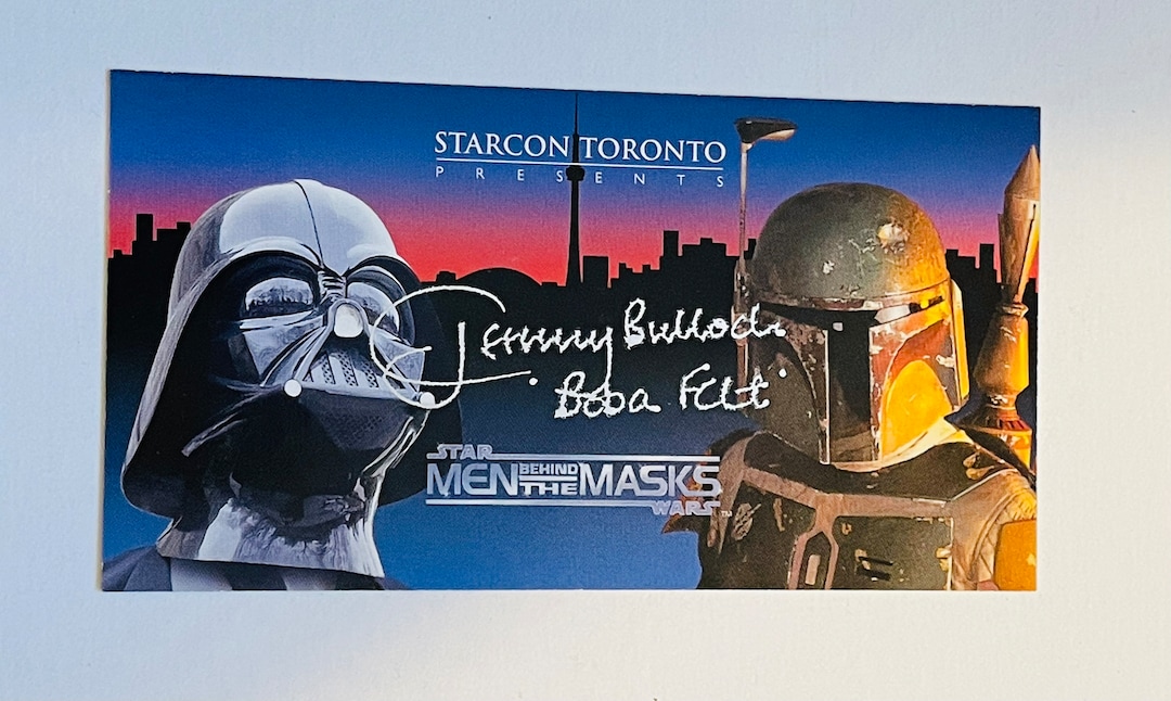 ボバ・フェット jeremy bulloch ジェレミー・ブロック autograph 直筆