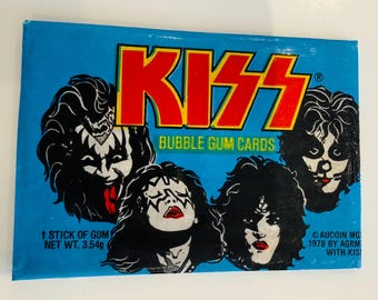 Kiss rock band original vintage wrapper 1978