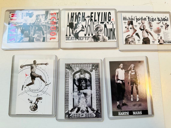 Michael Jordan Rare Nike 6 Cards Vintage Set 1991 - Etsy