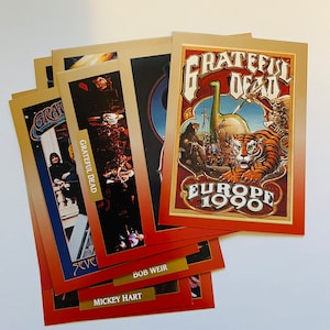 Grateful Dead rock band 10 cards insert set 1991