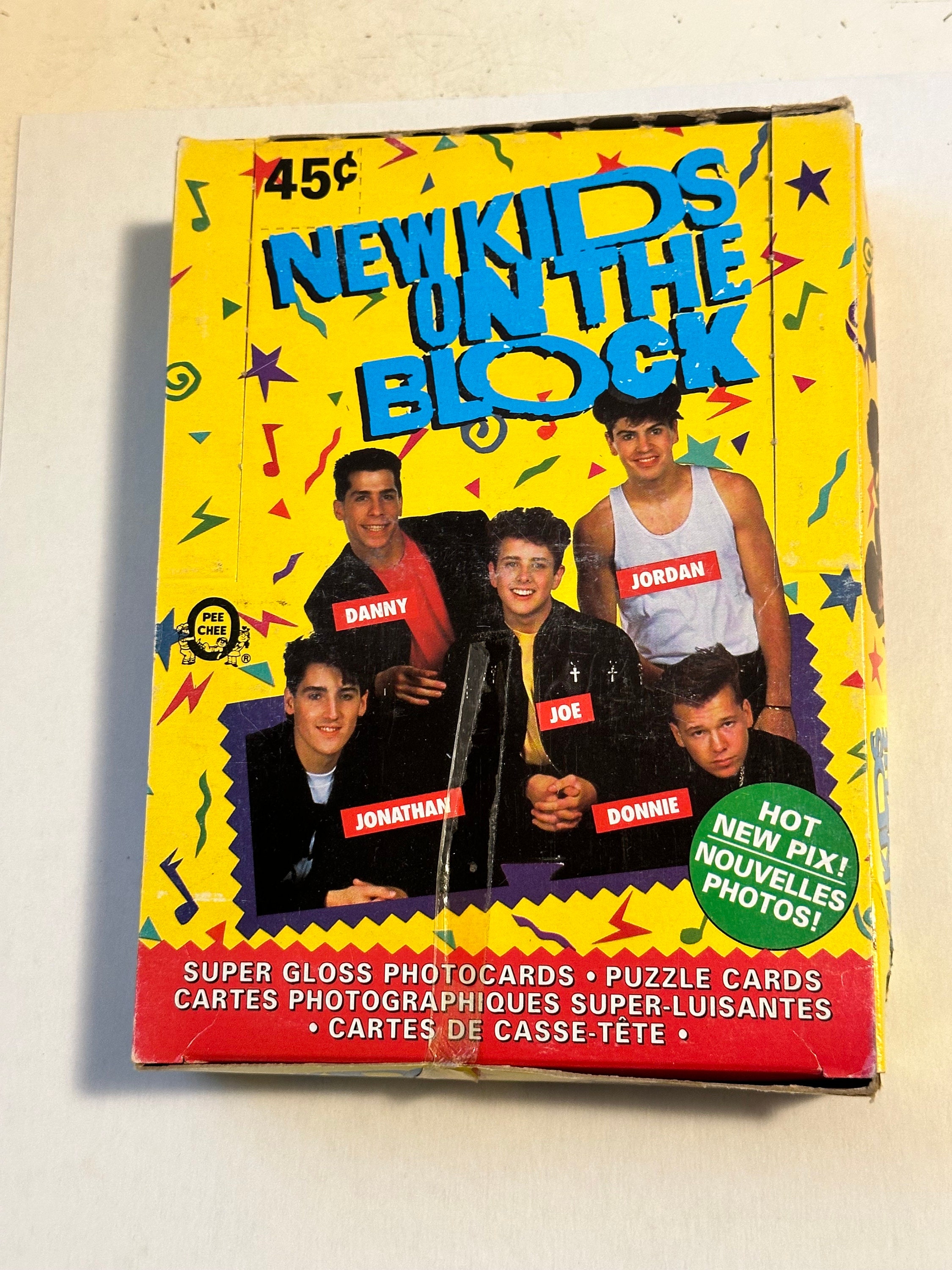 New Kids on the Block Rare Opc Canadian Version 36 Packs Box 1989