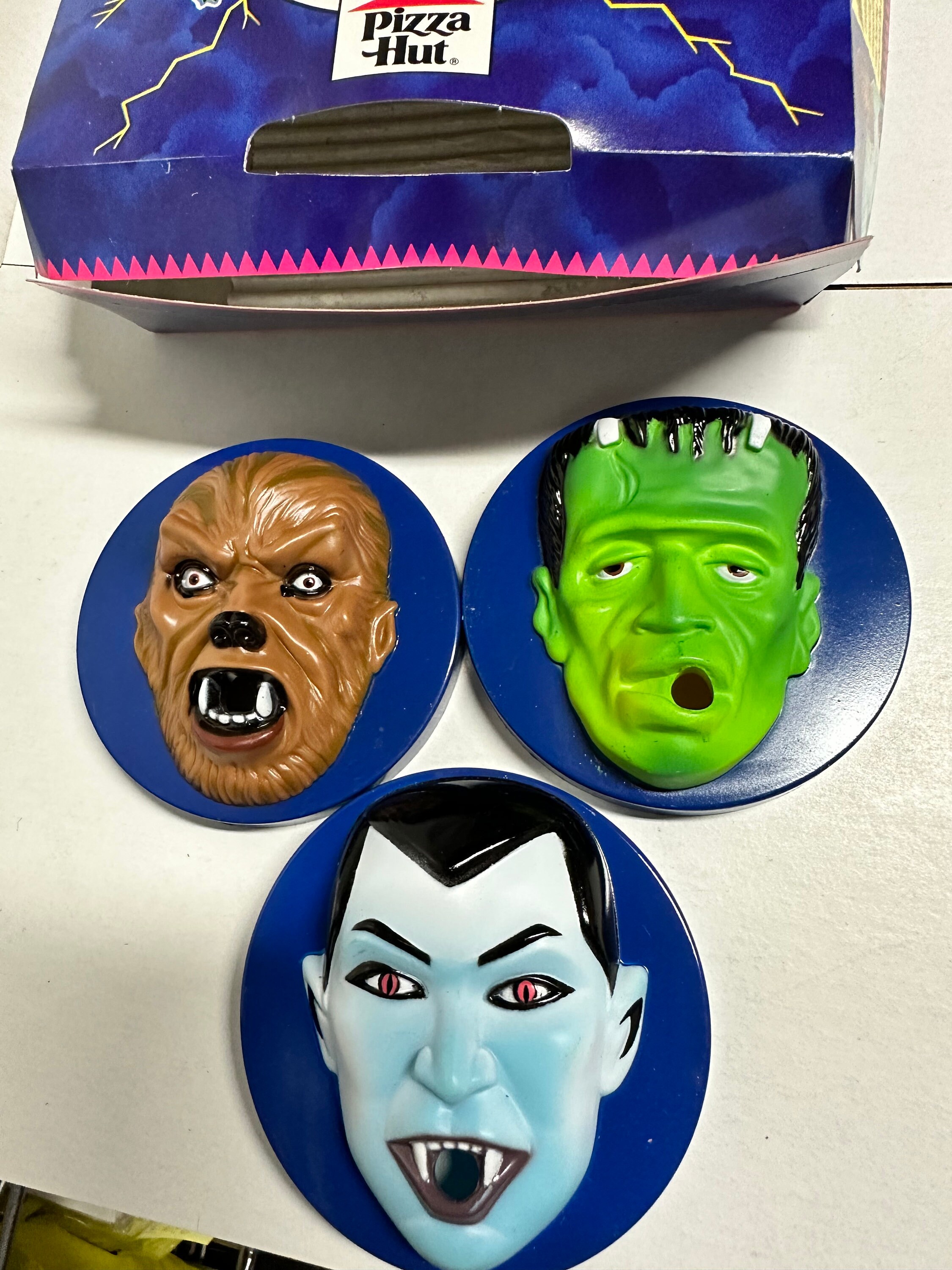 Universal Monsters Rare Pizza Hut Food Promotion Display Box With