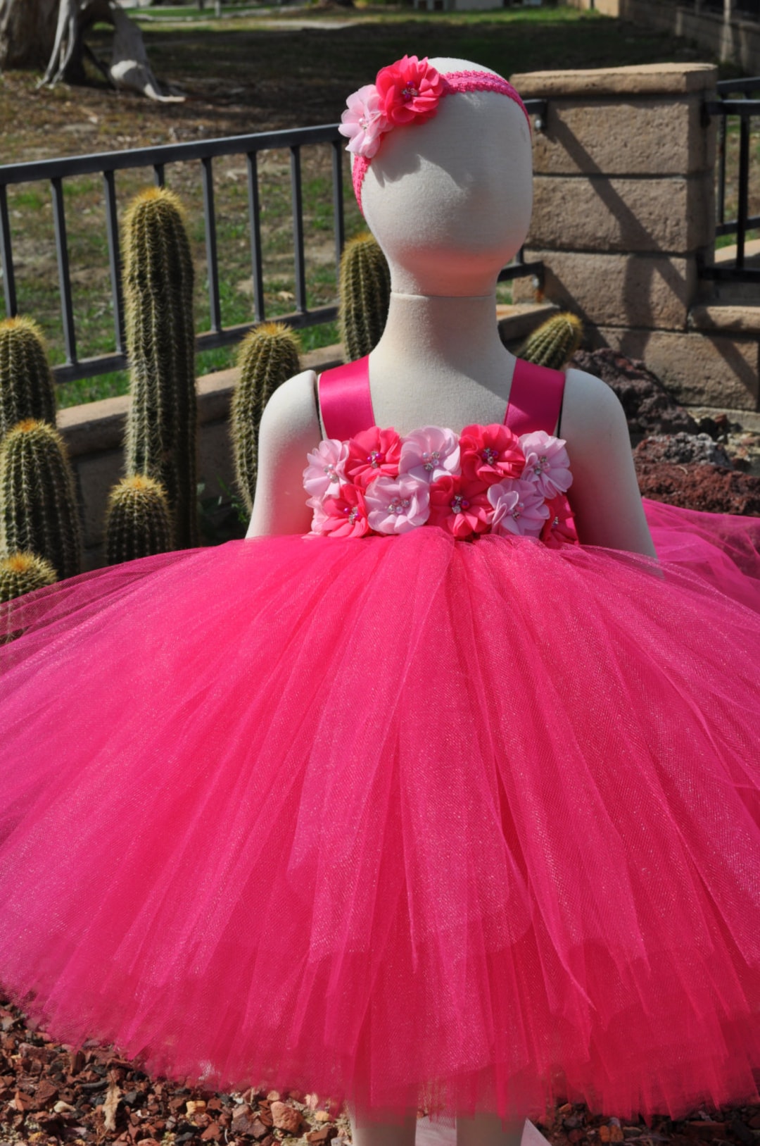 Fuchsia Flower Girl Dress,hot Pink Flower Girl Dress,fuchsia Toddler ...