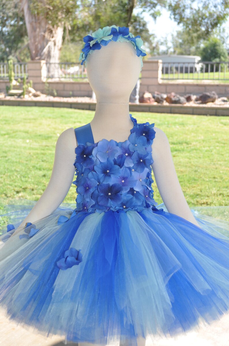 Royal Blue Aqua Dress Infant Flower Girl Dress Royal Blue Etsy