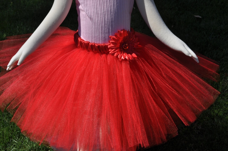 Girls Red Tutu Skirt Infant Tutu Red Skirt Toddler Tutu Etsy