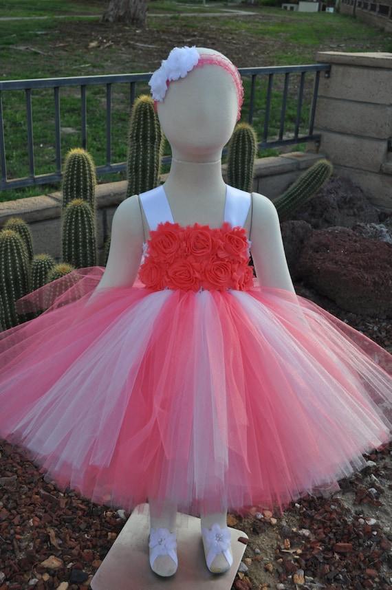 Coral baby cheap dress
