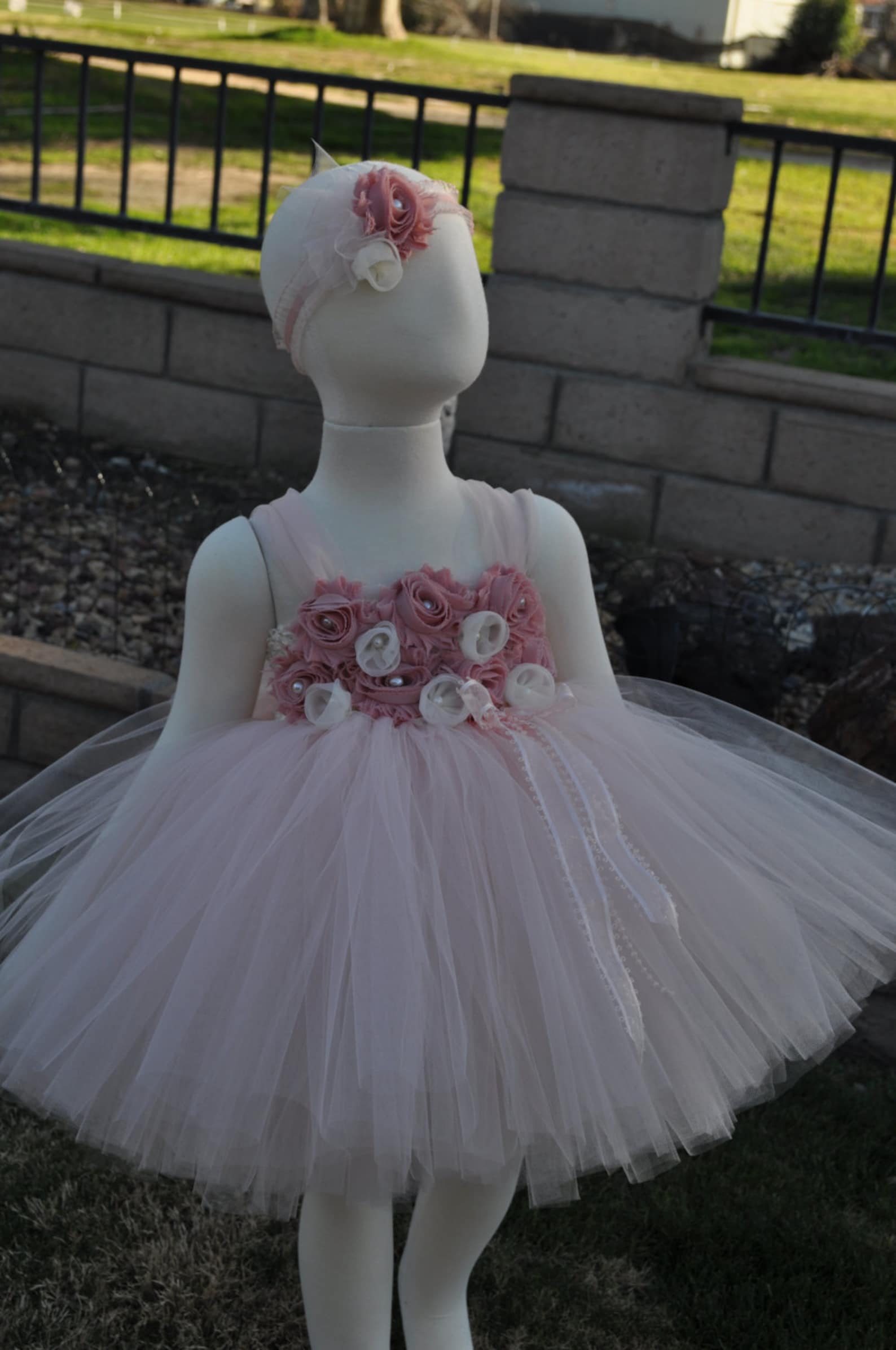 Blush Tutu Dress Blush Flower Girl Dress Infant Blush Dress Etsy