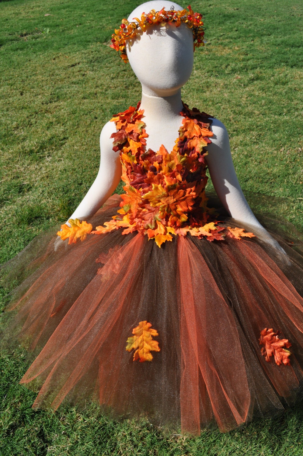Fall Inspired Flower Girl Dress, Leaf Flower Girl Dress, Toddler Fall Leaf Dress, Infant Fall Leaf Dress, Baby Fall Flower Girl Dress