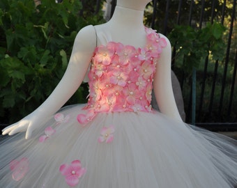 Special Occasion Dress, Flower Girl Dress, Tutu Dress, Girls Dress, Baby Dress, Toddler Dress, Wedding Tutu, Blush Dress, Pink Dress