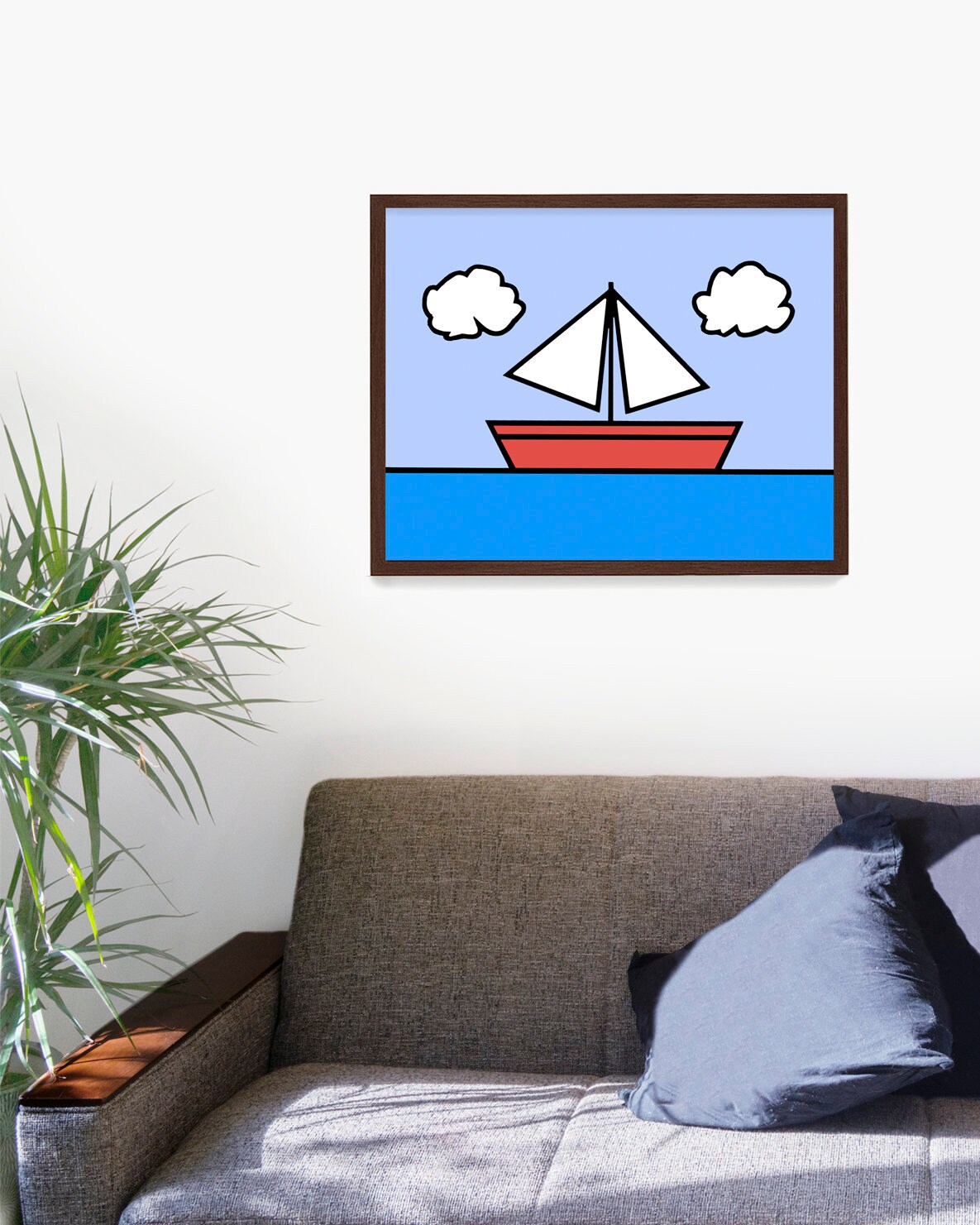 Die Simpsons Simpsons Poster Simpsons Segelboot Simpsons Etsy