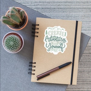 Create Adventures For Yourself Therapy Sticker|Mental Health Sticker|Waterproof Sticker|Laptop Sticker|Water Bottle Sticker| Therapy Gift