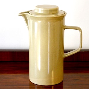 1960's Coffee Pot ~ By Johnson Brother Pottery ~ Made in England ~ Stoneware Brown/ Beige