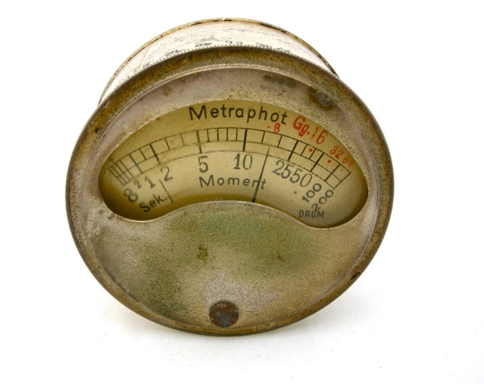 1930's Metraphot Light Meter With Leather Case Made in Germany Etsy