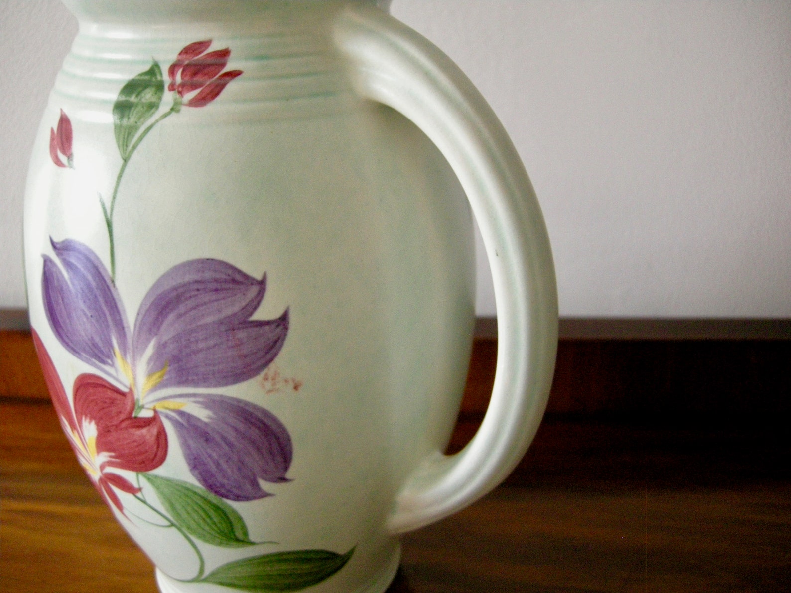 1930's Radford Pottery Jug / Pitcher Hand Painted Made Etsy Sweden