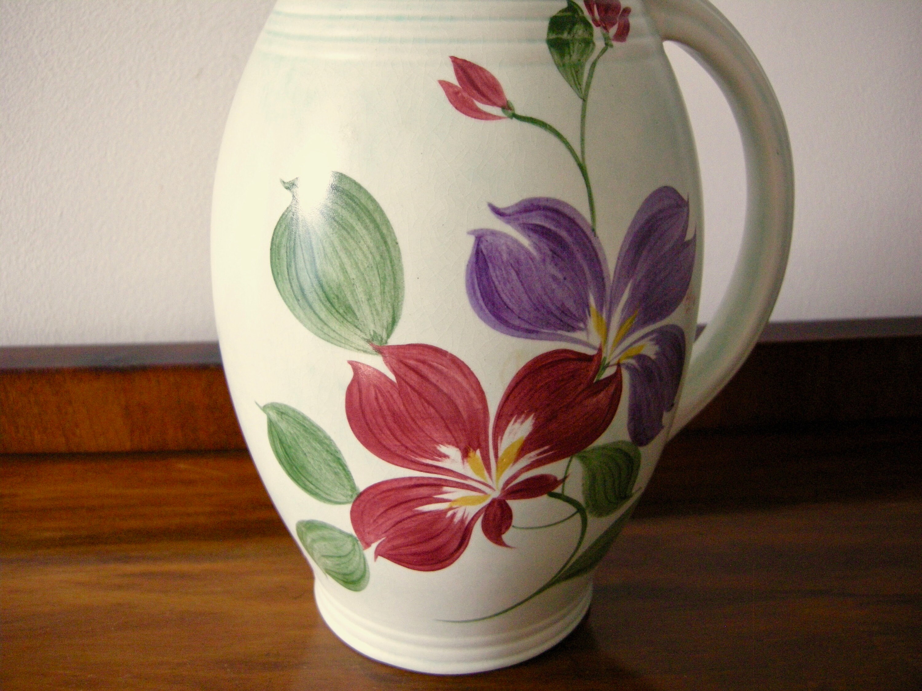 1930's Radford Pottery Jug / Pitcher Hand Painted Made Etsy Sweden