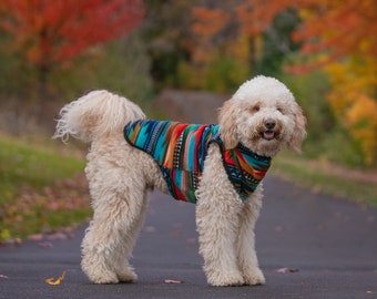 Aztec Fleece Pullover Vest