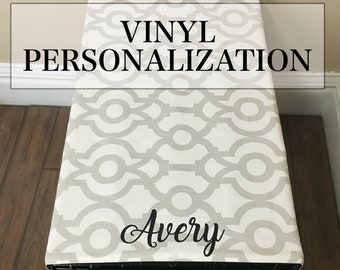 Vinyl Name Add-On