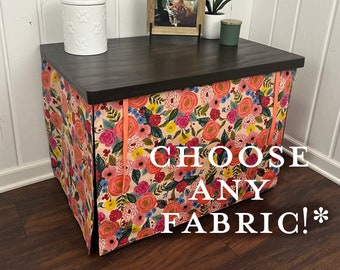 Custom Crate Cover **YOU CHOOSE FABRIC**